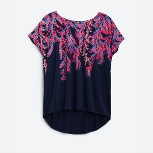 Market & Spruce Zayit Zip-back Top